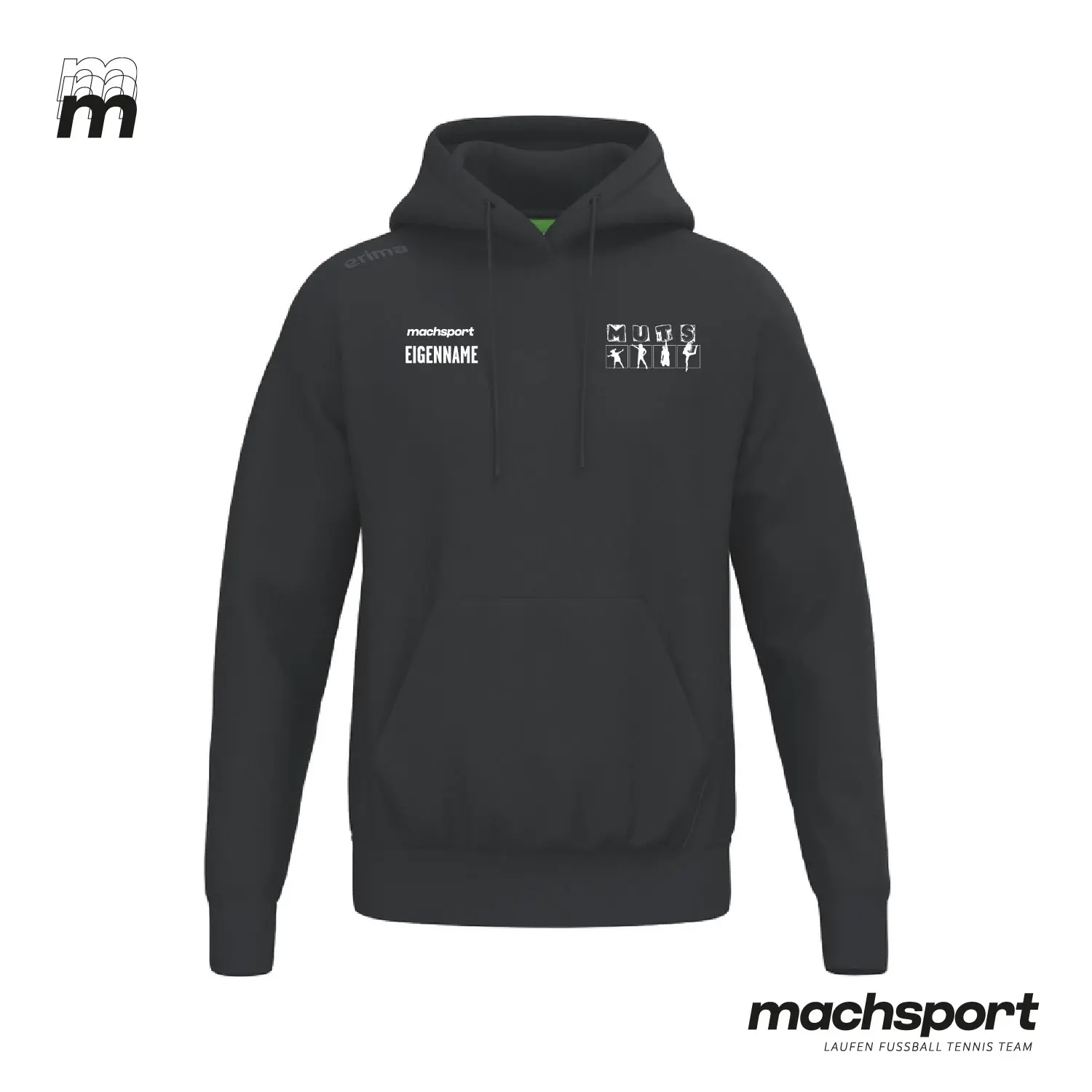 MUTS Hoodie schwarz