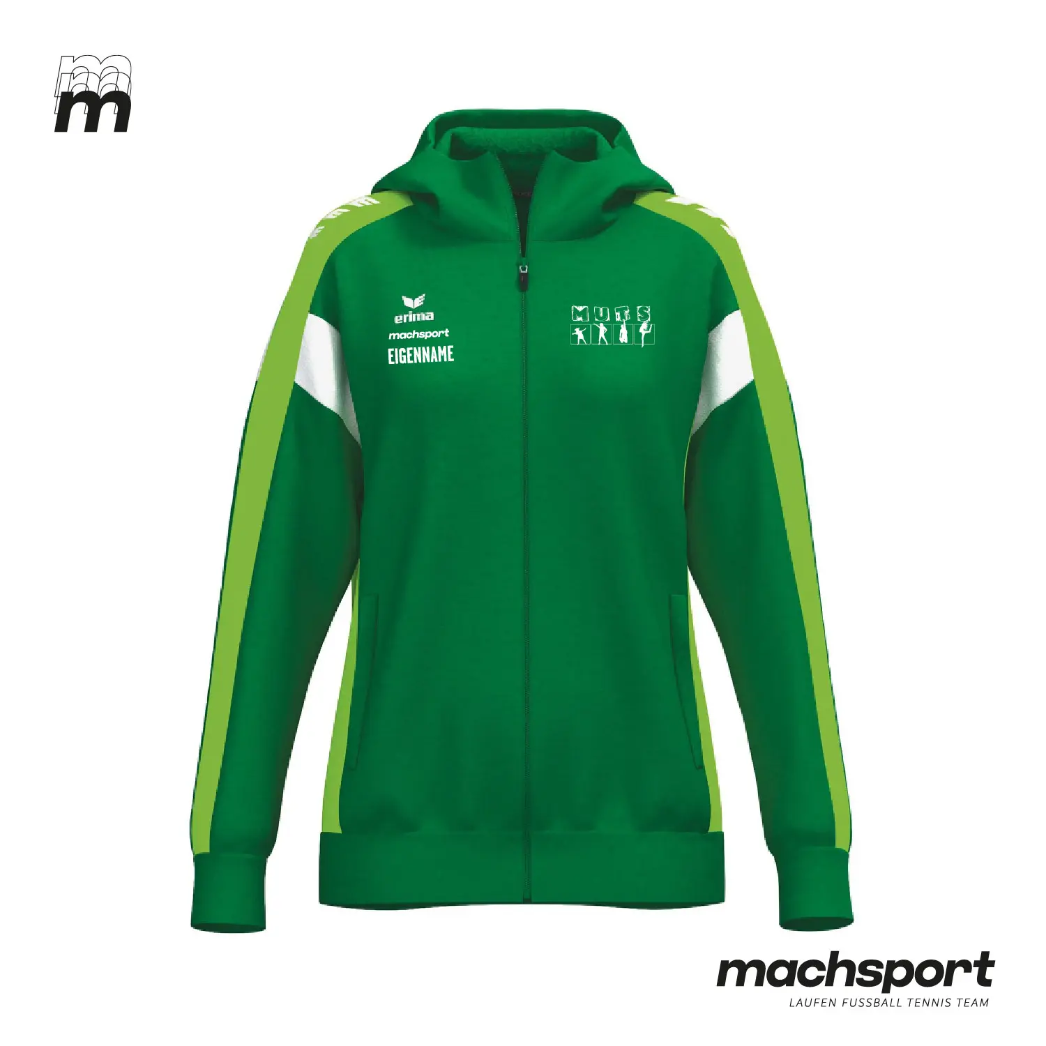 MUTS Trainingsjacke mit Kapuze Damen