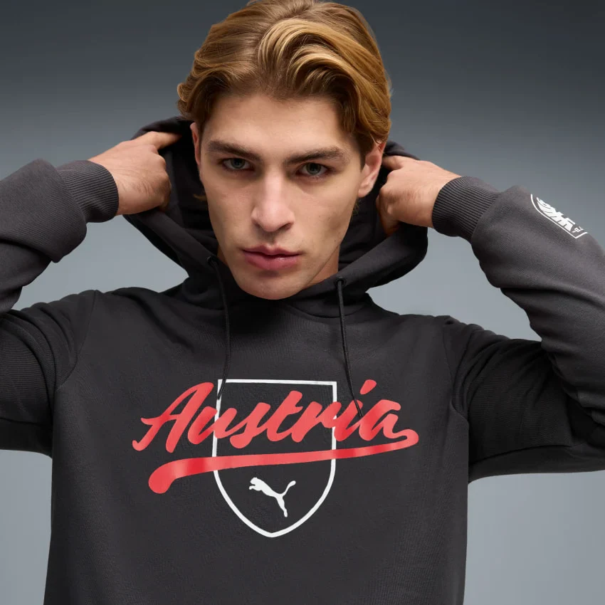 ÖFB Herrenfußballpullover Culture Hoody - Image 3