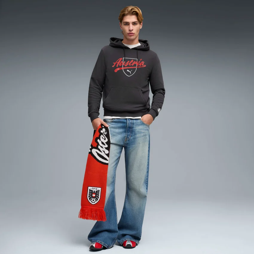 ÖFB Herrenfußballpullover Culture Hoody - Image 5