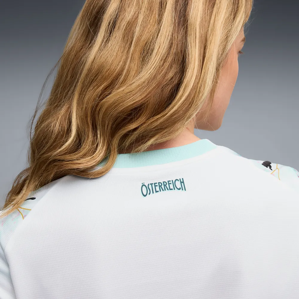 Österreich Damenfußballshirt ÖFB Away Jersey Replica, Auswärtstrikot für Spiel und Fan Einsatz mit DRYCELL und Teamdesign - Image 4