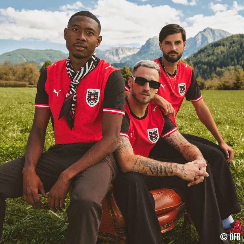 Ă–sterreich Ă–FB Herrentrikot Home Jersey Replica 2026 - Image 11