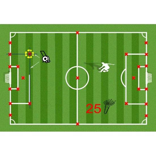 Plifix Markierungshilfe weiß, einschraubbare Spielfeldmarkierung für Rasen- und Tennenplätze - Image 4