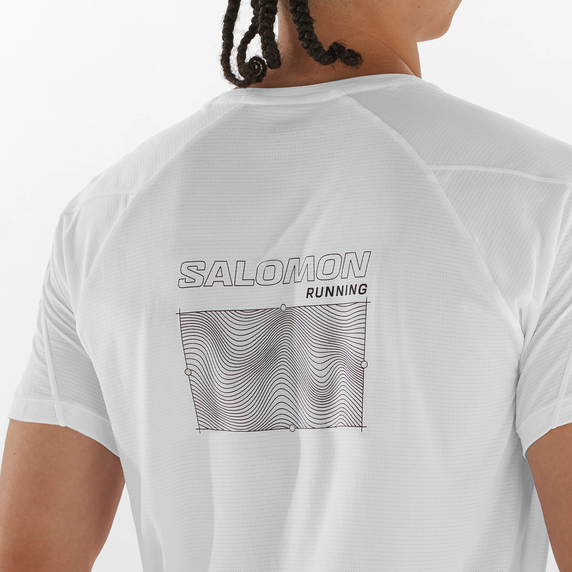 Salomon Herrenlaufshirt Cross Run SS Tee GFX - Image 5