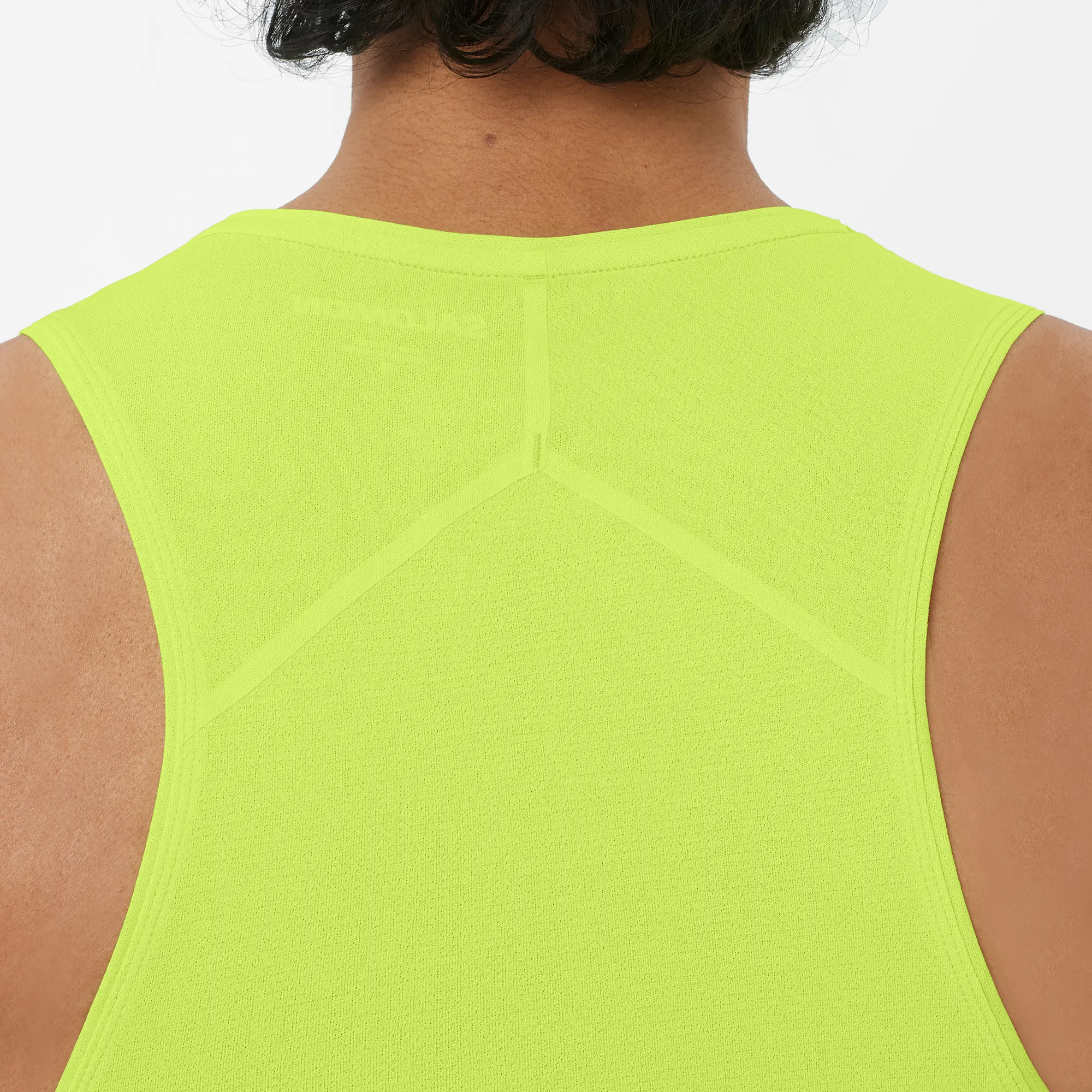 Salomon Herrenlaufshirt Sense Aero Singlet, leichtes Running Singlet für schnelle Läufe und hohe Atmungsaktivität, butterfly - Image 4