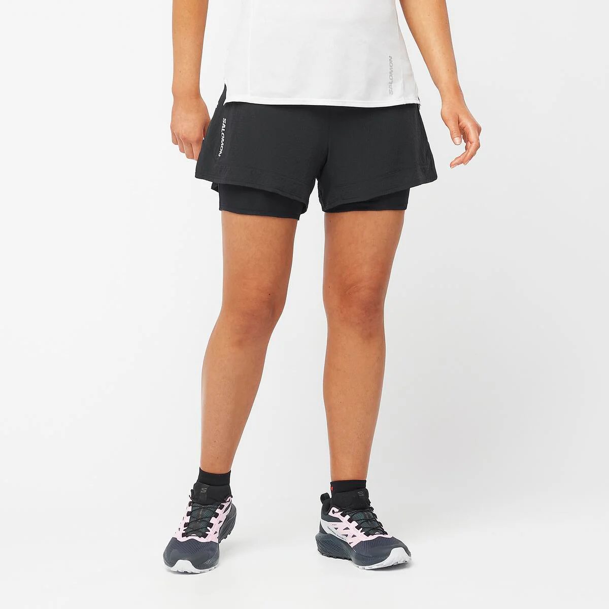 Salomon Damenlaufhose Sense Aero 2in1 Short - Image 6