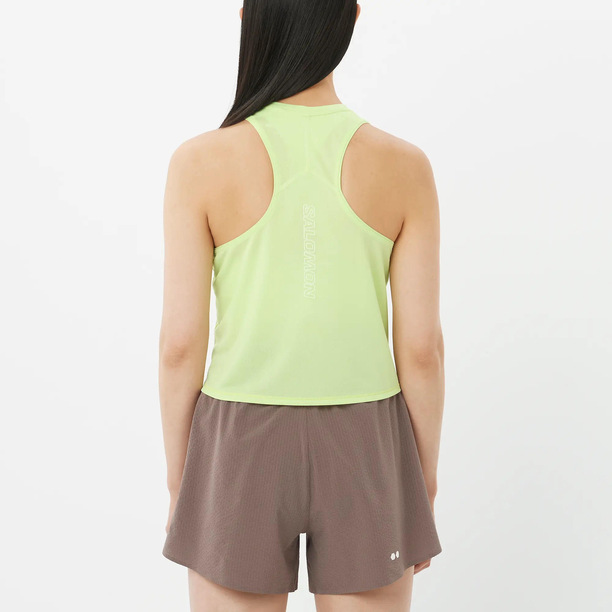 Salomon Sense Aero Short Tank Top, leichtes Running Tanktop mit hoher Atmungsaktivität für schnelle Läufe, butterfly - Image 5