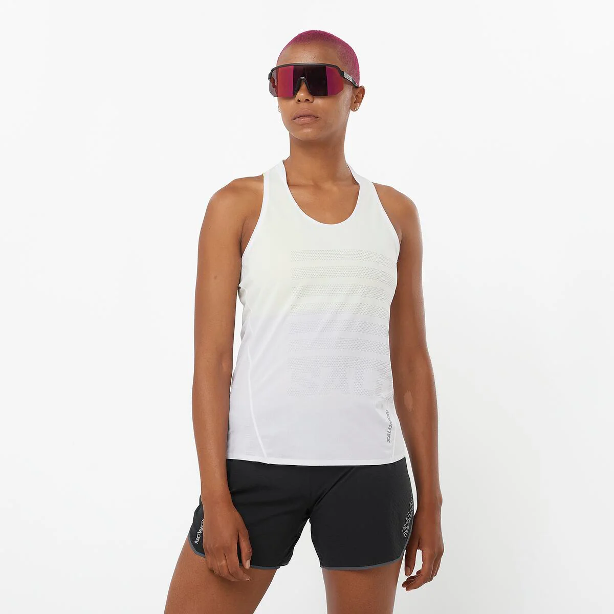 Salomon Damenshirt Sense Aero Singlet GFX - Image 3