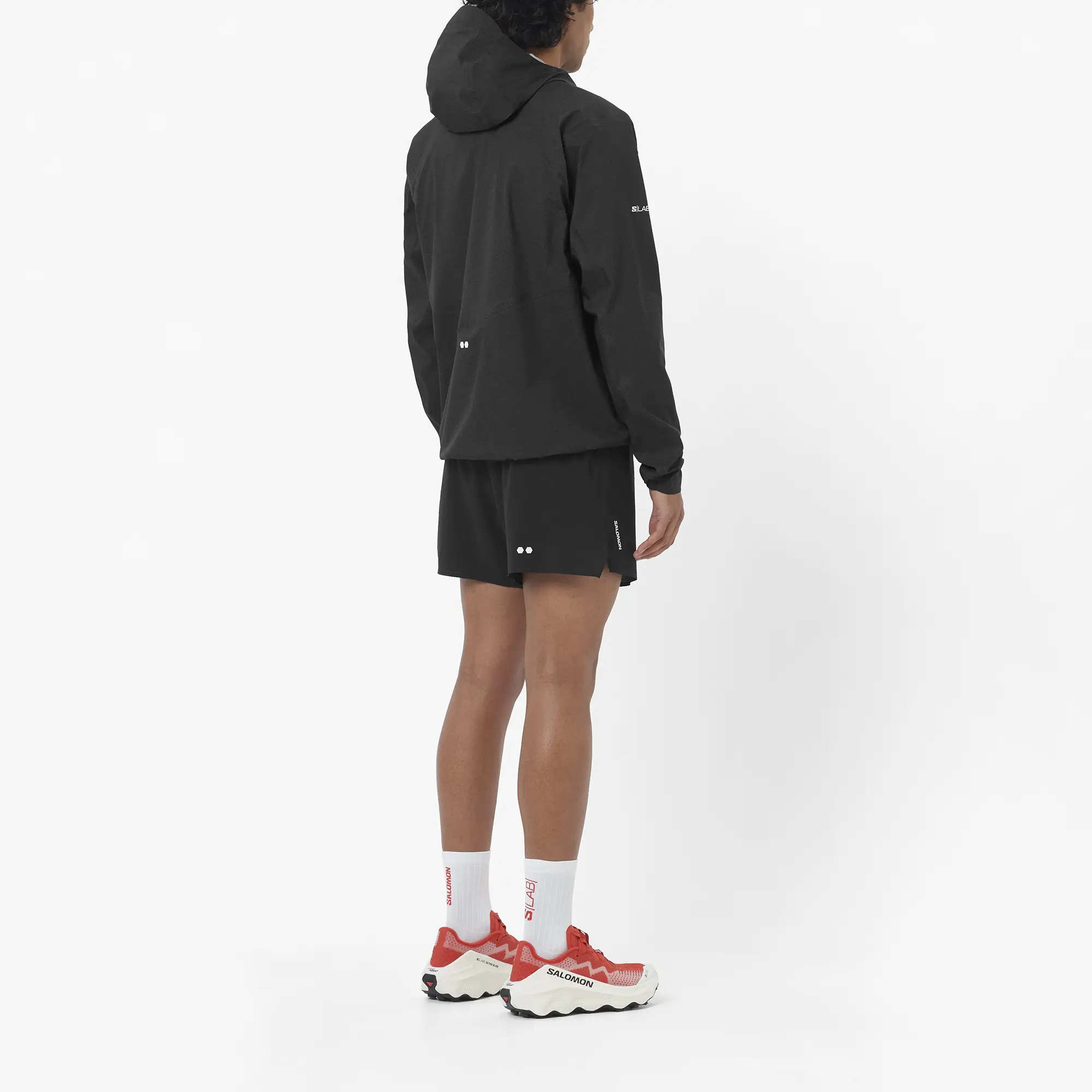 Salomon Sense Aero Stow 5, Laufshorts mit Grid Flow Material und Stauraum für Running und tägliches Training, deep black - Image 3
