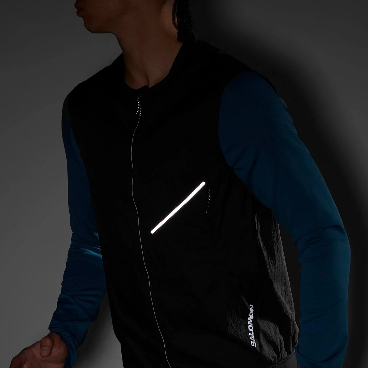 Salomon Herrenweste Sense Aero Wind Vest - Image 5