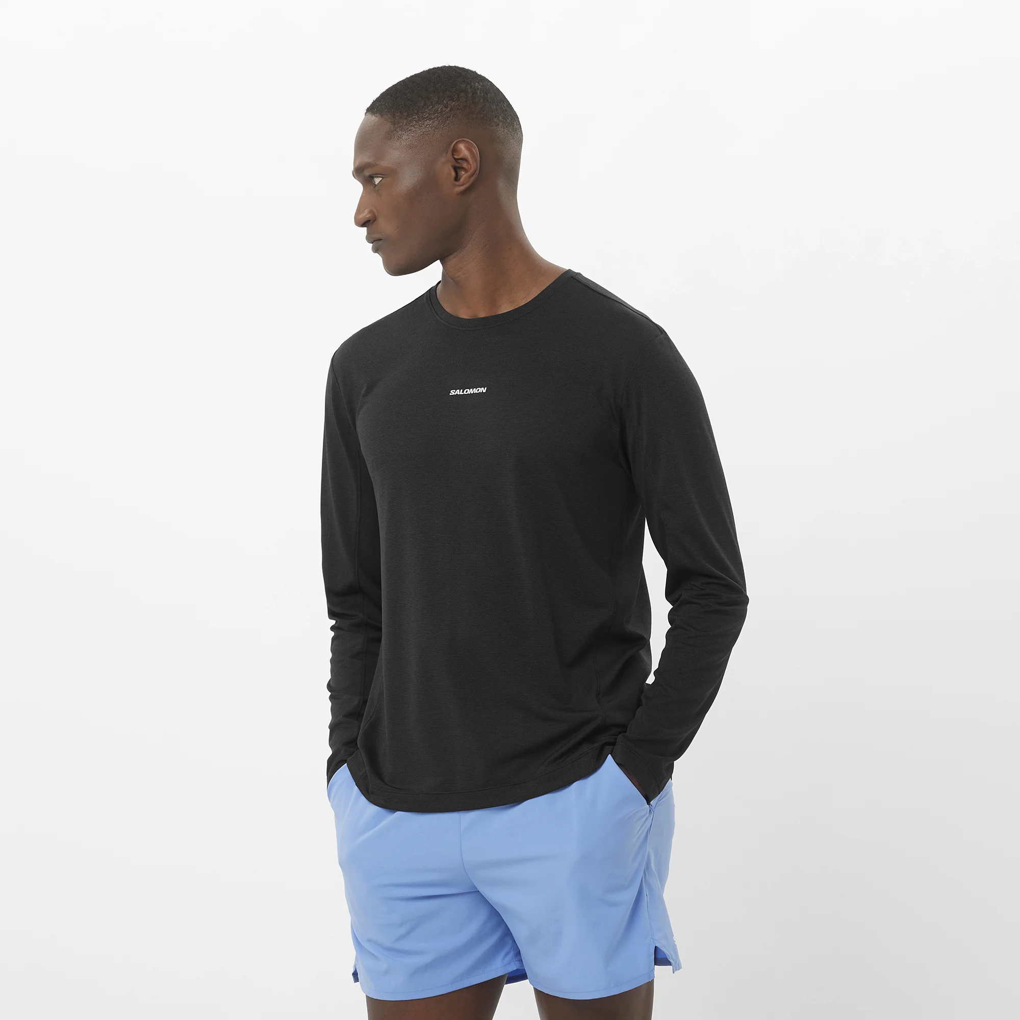 Salomon Herrenshirt Shakeout Core LS Tee - Image 3