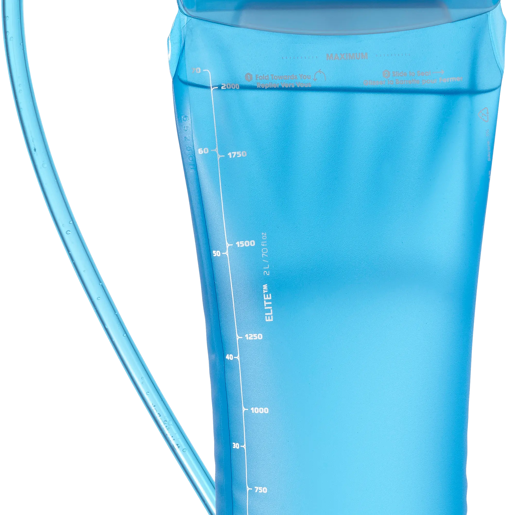 Salomon Trinkblase Soft Reservoir 2l U, Trinkreservoir für Wandern mit 2 Liter Volumen und hoher Durchflussrate - Image 2