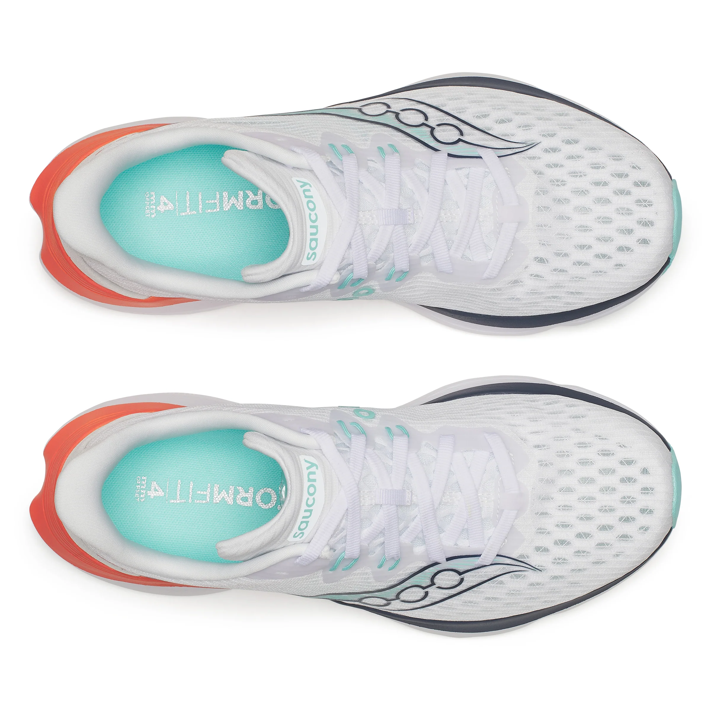 Saucony Damenlaufschuhe Kinvara 16, leichter Laufschuh für schnelle Läufe und flexibles Alltagstraining, white/navy, Größe 38 - Image 6