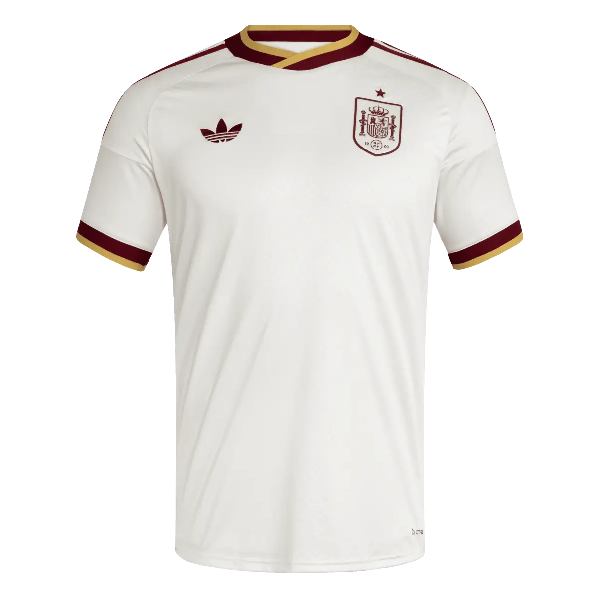 Spanien Herrenfußballshirt Away Jersey, Auswärtstrikot mit Climacool für Spiel, Training und Fan Einsatz