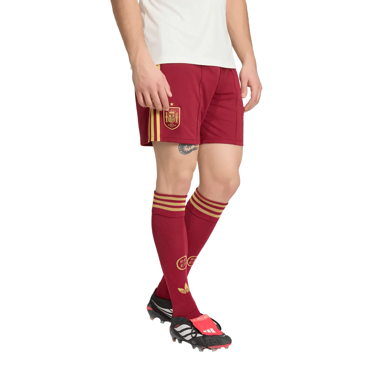 Spanien Herrenfußballshort Away 2026, Auswärtsshorts mit Climacool für Spiel, Training und Fan Einsatz - Image 6