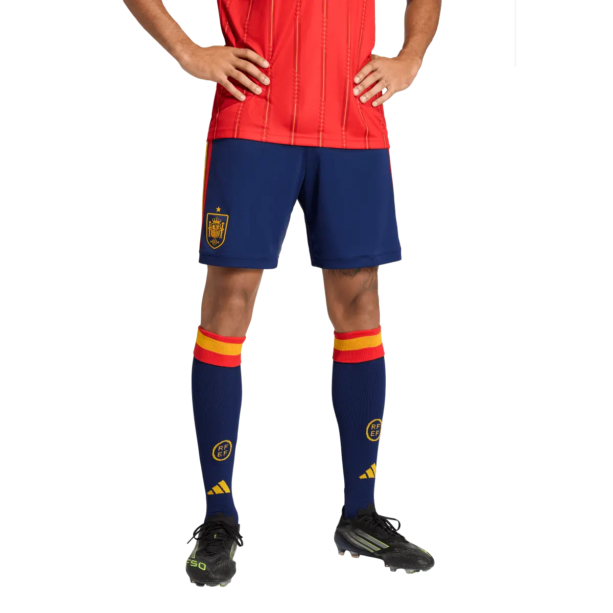 Spanien Herrenfußballshort Home 2026, Heimshorts mit Climacool für Spiel, Training und Fan Einsatz - Image 6