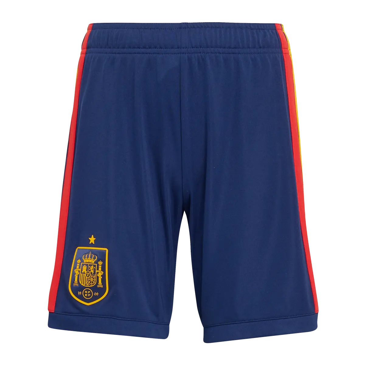 Spanien Kinderfußballshort Home Shorts, Heimshorts mit Climacool für Spiel, Training und Fan Einsatz