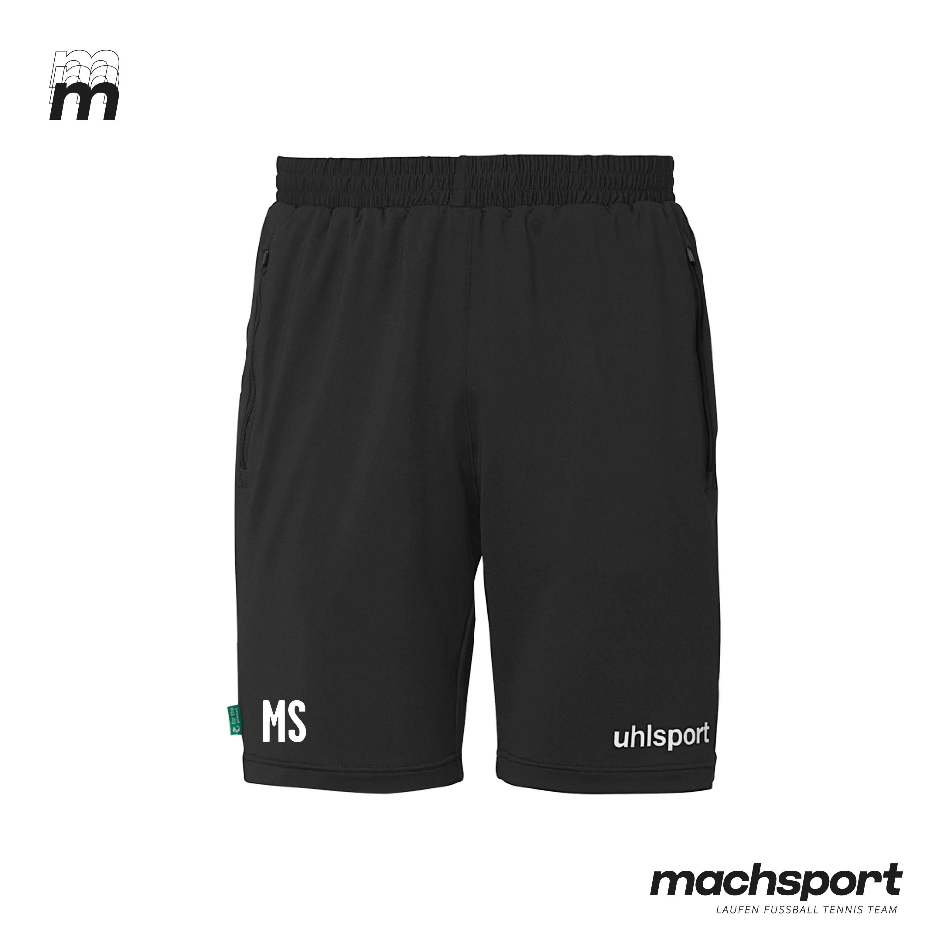 SV Aschach a. d. D. Trainingsshorts mit Reißverschluss