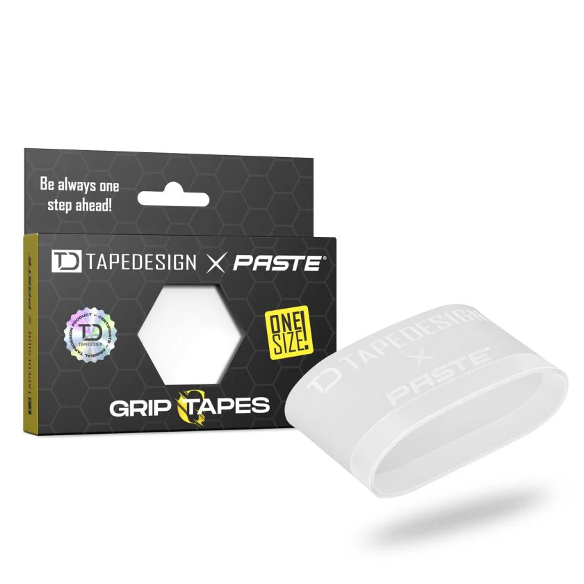 Tapedesign Schienbeinschonerhalter x Paste Grip Tapes, Transparent