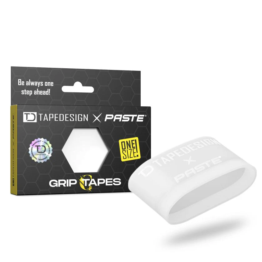 Tapedesign Schienbeinschoner x Paste Grip Tapes, Weiß