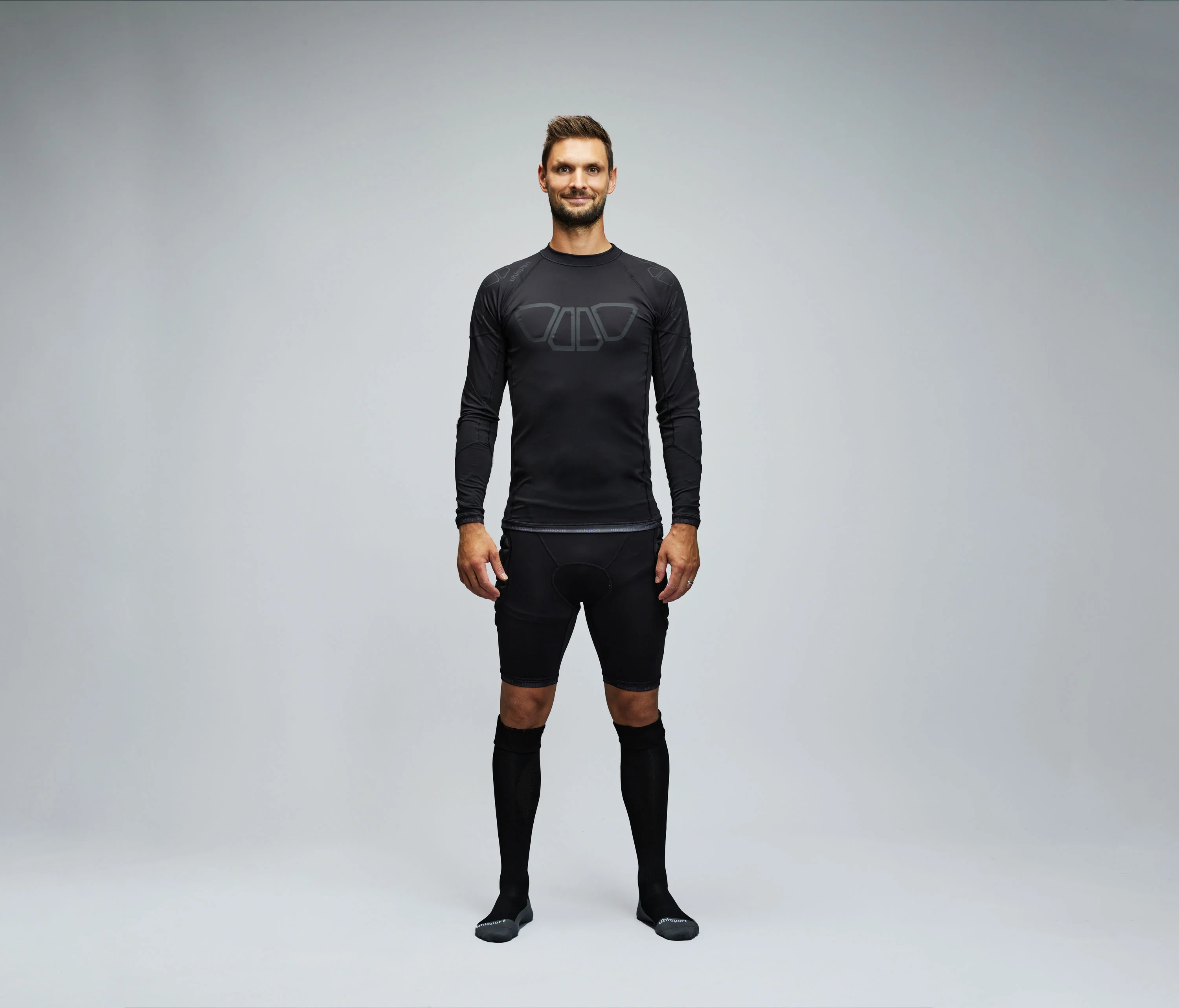 Uhlsport Herrenshirt Bionikframe Baselayer Black Edition - Image 5