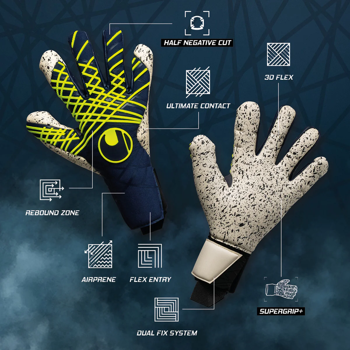Uhlsport Torwarthandschuhe Prediction Supergrip HN - Image 3