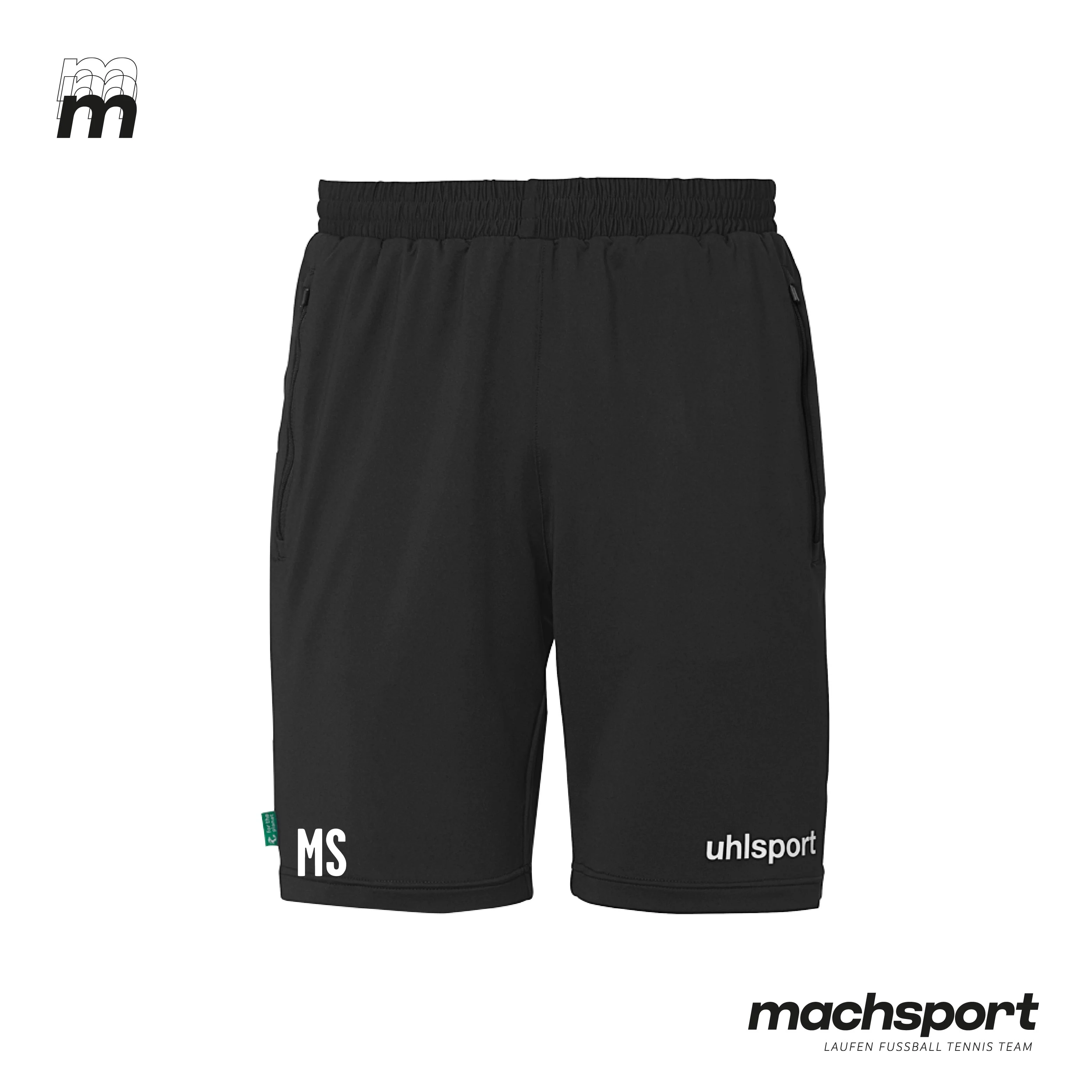Union Haid Trainingsshorts mit Reißverschluss