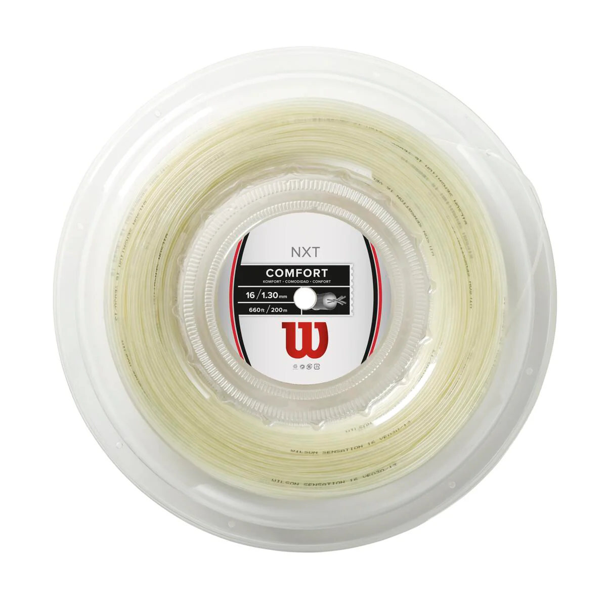 Wilson Tennissaiten NXT 16 Reel, 1,30 mm, 200 Meter